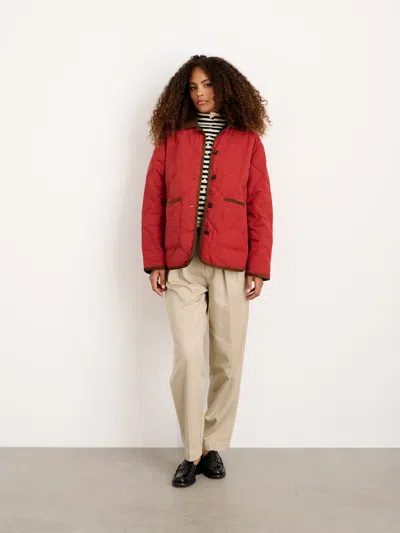 Alex Mill Work Jacket In Firebrick