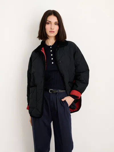 Alex Mill Quinn Quilted Jacket In Nylon In Black