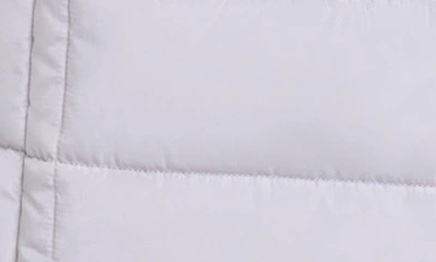 Kenneth Cole New York Quilt Trench Puffer Jacket In Lt Grey