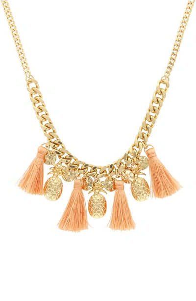 Shop Olivia Welles Mai Tai Necklace In Pink
