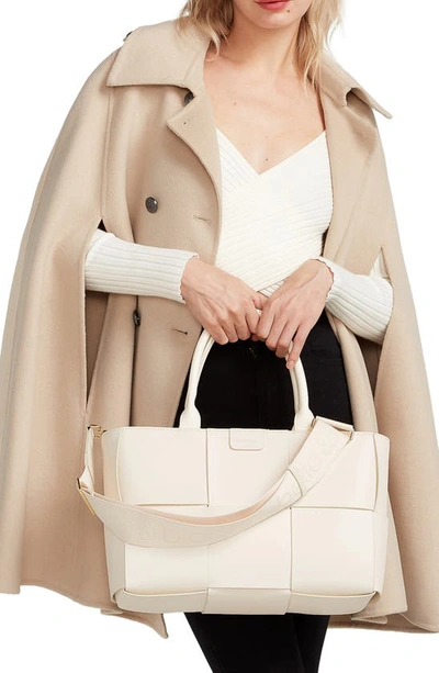 Belle & Bloom On My Mind Wool Blend Cape - Pale Oat
