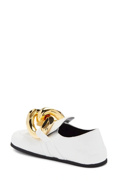 Shop Jw Anderson Chain Link Loafer In White
