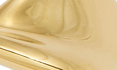 Savvy Cie Jewels 18k Gold Plated Twisted Band Ring In Yellow Gold