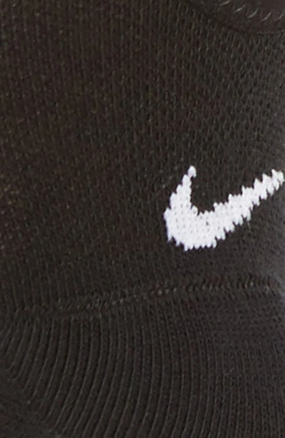 Shop Nike 3-pack No-show Socks In Black/ White