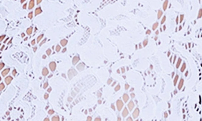 L Agence Fern Lace Button-front Blouse In White