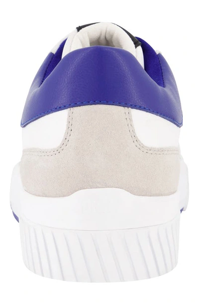Shop Dkny Colorblock Sneaker In White/ Blue