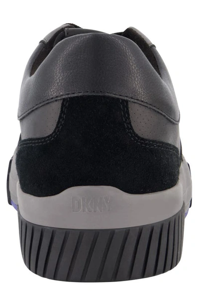 Shop Dkny Colorblock Sneaker In Black/ Grey