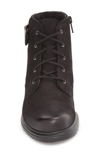 Shop Munro Bradley Water Resistant Boot In Black Tumbled Nubuck Leather