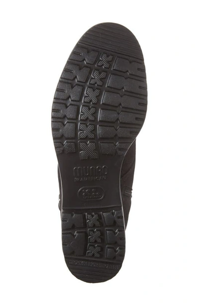 Munro Bradley Water Resistant Boot In Black Tumbled Nubuck Leather