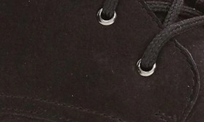 Munro Bradley Water Resistant Boot In Black Tumbled Nubuck Leather