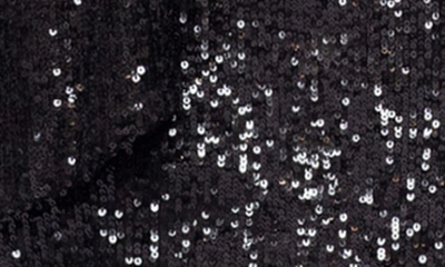 Shop Xscape Long Sleeve Sequin Cocktail Dress In Black
