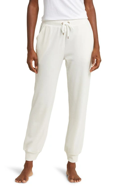 Shop Honeydew Intimates Off The Clock Lounge Joggers In Ivory