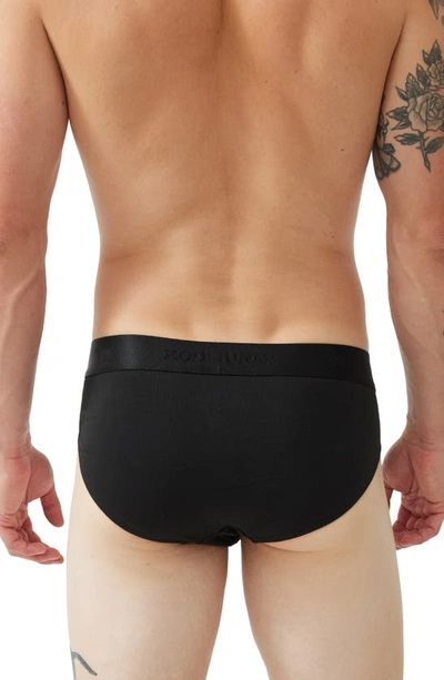 Shop Rodd & Gunn 3-pack Gunn Shy Briefs In Black