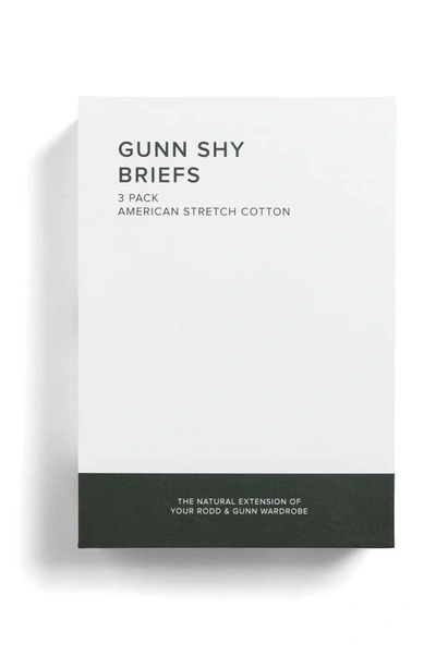 Shop Rodd & Gunn 3-pack Gunn Shy Briefs In Black