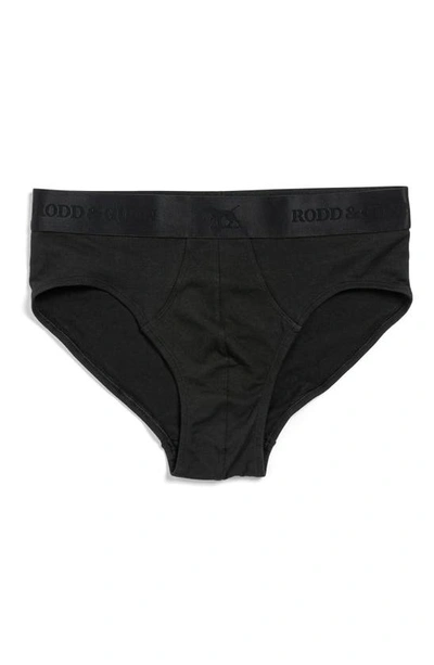 Shop Rodd & Gunn 3-pack Gunn Shy Briefs In Black