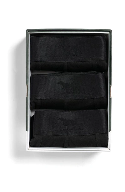 Shop Rodd & Gunn 3-pack Big Gunn's Trunks In Black