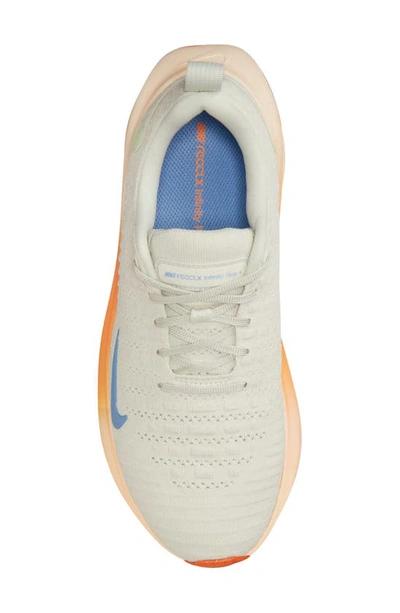 Shop Nike Infinityrn 4 Running Shoe In Sea Glass/ Polar/ Orange