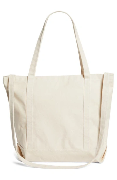 Shop Palmes Tennis Society Cotton Tote In Nature