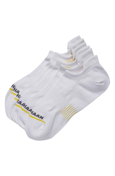 Shop Cole Haan Assorted 3-pack Zerogrand Performance Ankle Socks In White