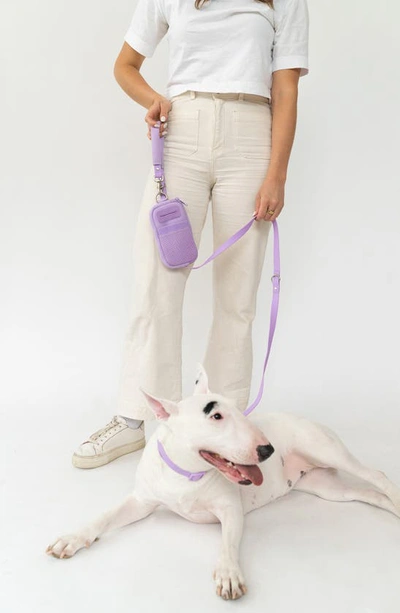 Shop Springer Dog Walk Bag & 22 Oz. Water Bottle Set In Lilac