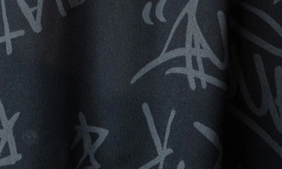 Shop Zadig & Voltaire Chou Manifesto Print Lace Edge Camisole In Noir