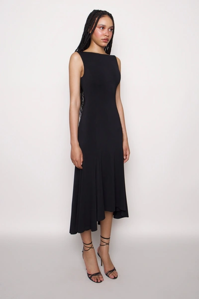 Danielle Guizio Ny Daye Midi Dress In Black