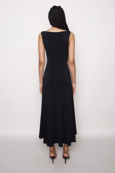 Danielle Guizio Ny Daye Midi Dress In Black