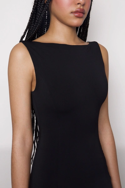 Shop Danielle Guizio Ny Daye Midi Dress In Black