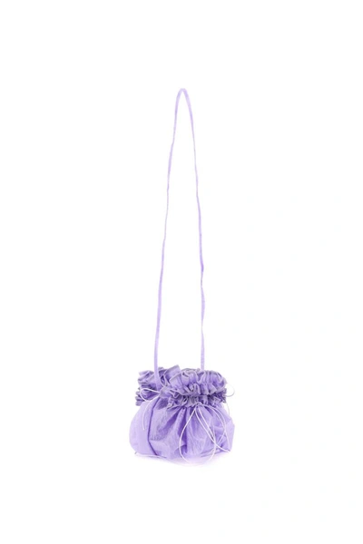 Shop Cecilie Bahnsen 'sofie' Mini Crossbody Bag In Purple