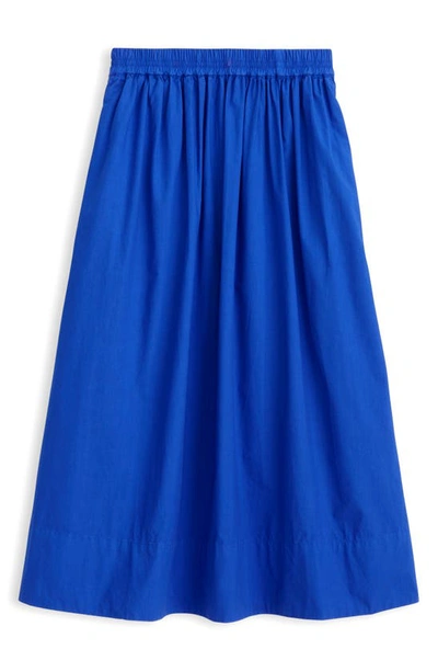 Alex Mill Standard Skirt In Paper Poplin In Lapis Blue
