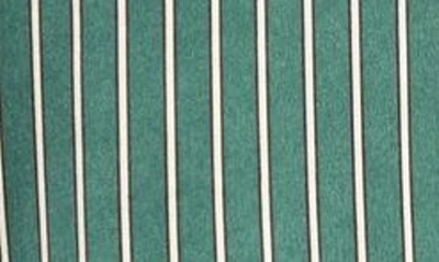 Shop Rails Spencer Stripe Silk Blouse In Forest Stripe