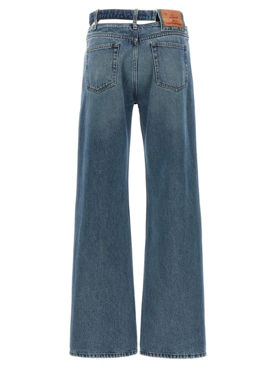 Shop Y/project Evergreen Y Belt Jeans Blue