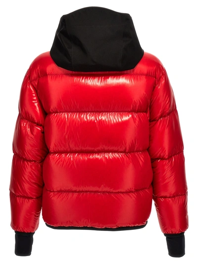 Shop Moncler Marcassin Coats, Trench Coats Red
