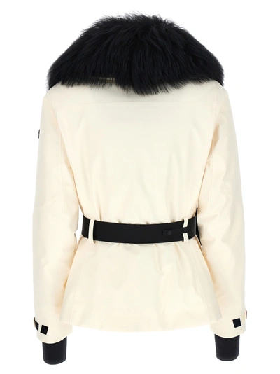 Shop Moncler Vizelle Coats, Trench Coats White/black