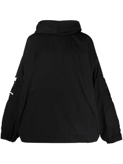 Shop 032c Logo Hoodie In Black