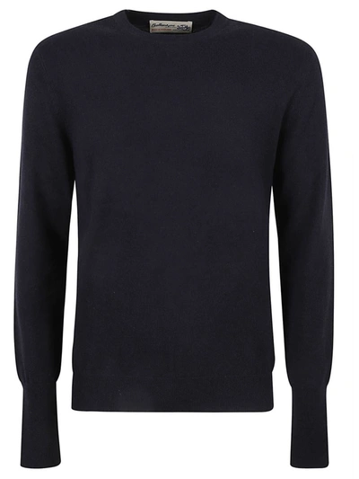 Shop Ballantyne Cashmere Sweater In Blue