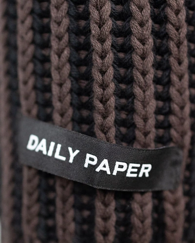 Shop Daily Paper Sweater In Metallic And Gray
