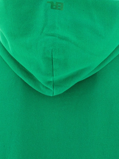 Shop Erl Printed Hoodie In Green