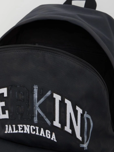 Shop Balenciaga Explorer Be Kind Backpack In Black