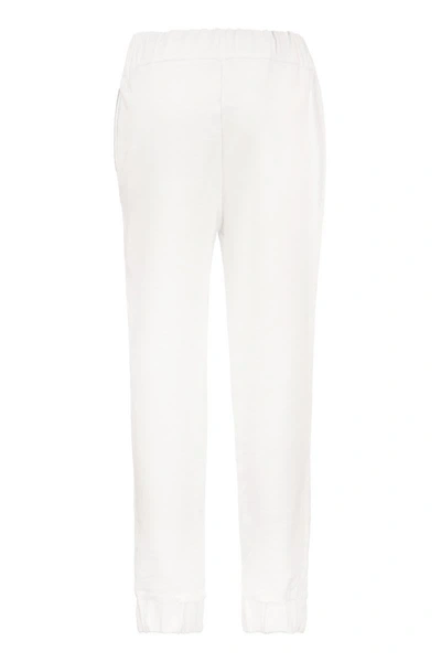 Shop Fabiana Filippi Plush Trousers In White