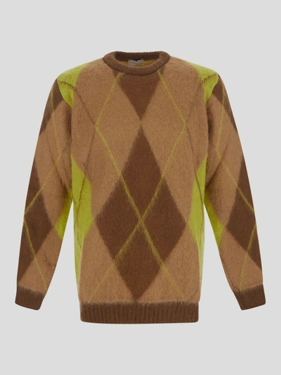 Shop Family First Sweaters In Brown