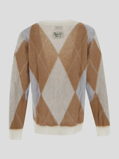 Shop Family First Sweaters In Beige