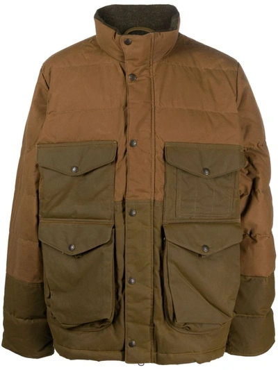 Shop Filson Jacket With Logo In Brown