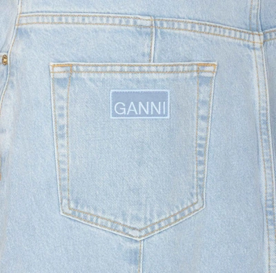 Shop Ganni Skirts In Blue