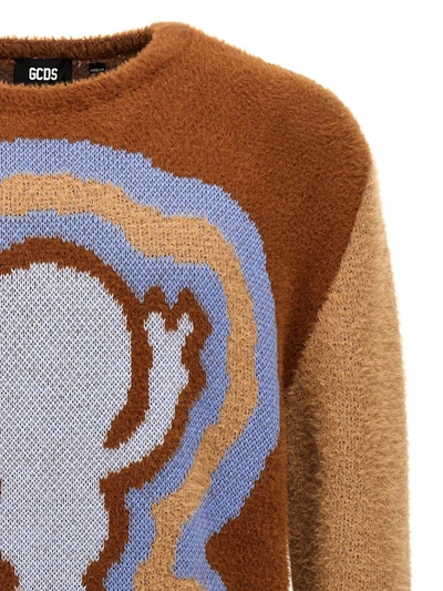 Shop Gcds 'wirdo Win' Sweater In Multicolor