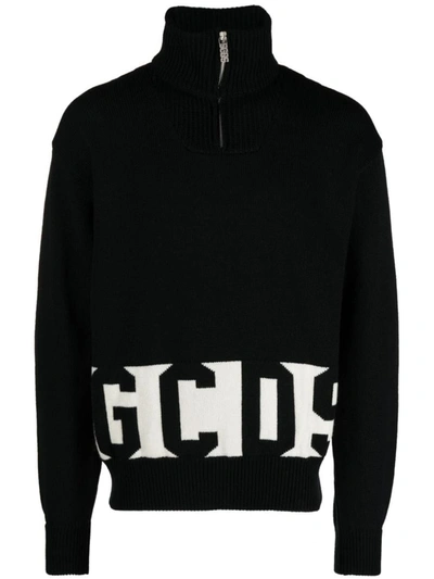 Logo Turtle Neck In Black