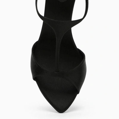 Shop Givenchy Fabric Sandal In Black