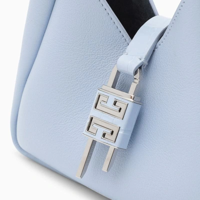 Shop Givenchy G-hobo Mini Bag In Blue