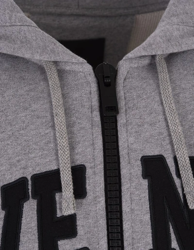Shop Givenchy College Hoodie In Grey