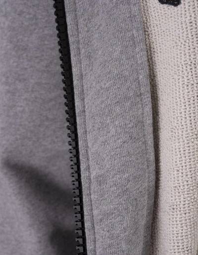 Shop Givenchy College Hoodie In Grey